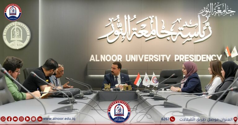 مسؤولو الحاضنة الالكترونية في جامعات الموصل والنور والحمدانية يلتقون في رحاب جامعة النور