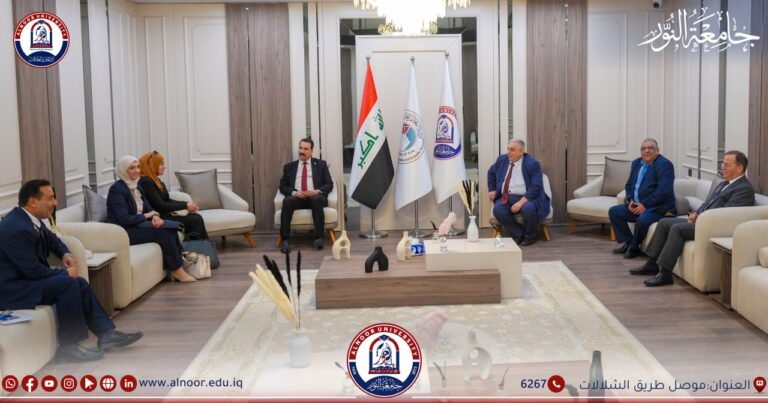 لجنة وزارية تتفقد وضع الطلبة المقبولين ضمن برنامج ادرس في العراق في جامعة النور