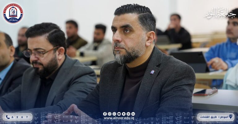 كلية الصيدلة في جامعة النور تقيم ورشة عن السلامة المهنية لطلبة مرحلتها الأول